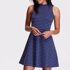 Old Navy Blue Striped Plus Size Dress 2X